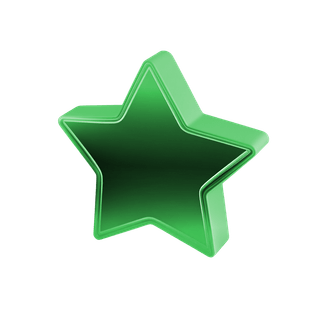 Trusted crypto platform's user rating stars indicator